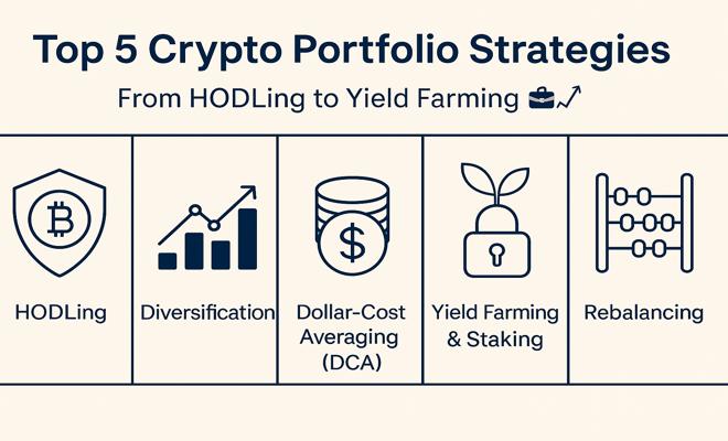 “Top 5 Crypto Portfolio Strategies: From HODLing to Yield Farming 💼📈”